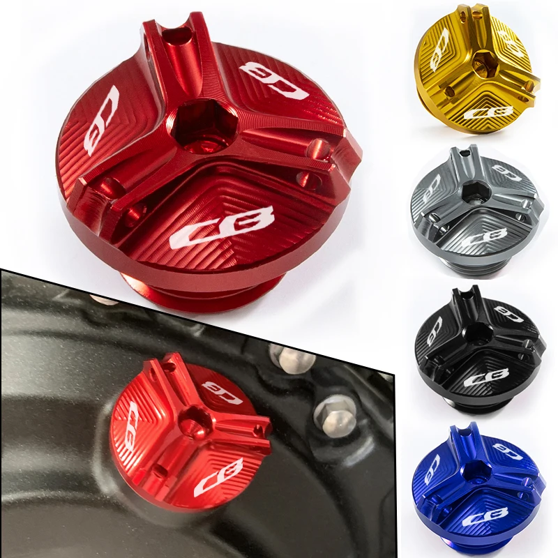 For Honda CB650R CB500F CB500X CB400X CB300R CB125R CB 650R 500F 500X CB600F CB1100 HORNET engine oil cover bolt screw cover