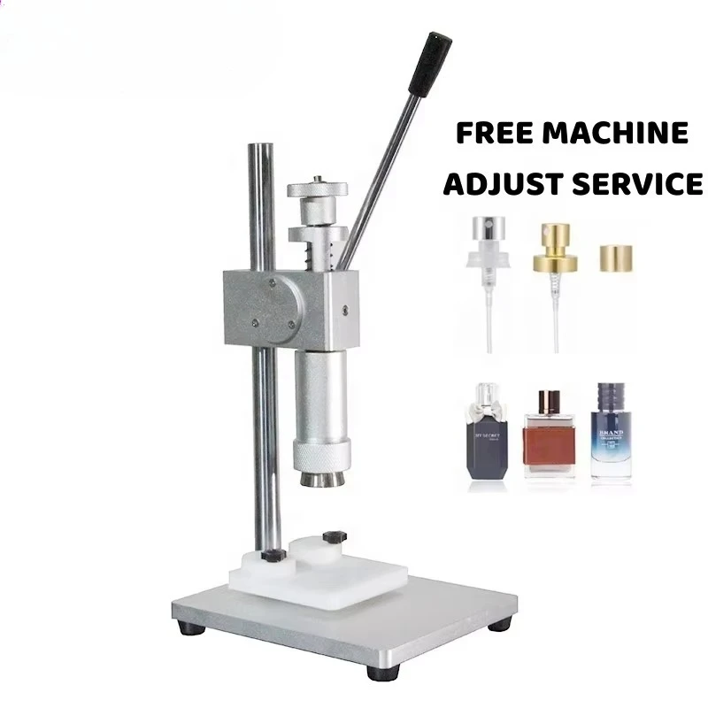 

vial sealing machine, perfume spray, glass bottle sealing machine, crimping machine, manual crimping tool, sleeve capping