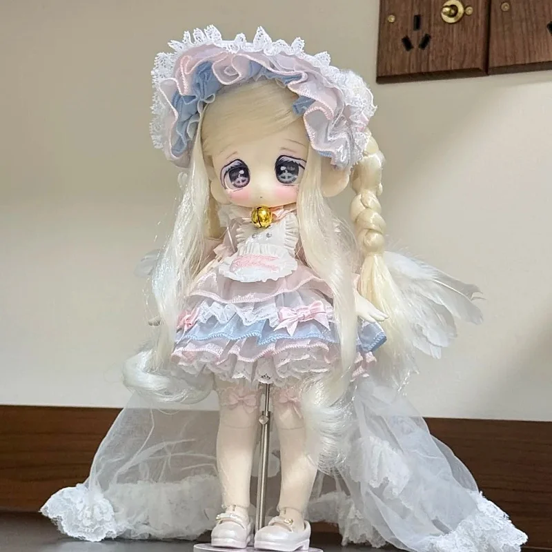 

2026 Authentic Sweet Shopwindow 1/6 Bjd Removable Wig Bjd Blind Box Kawaii Movable Joint Decoration Desktop Toys Gifts