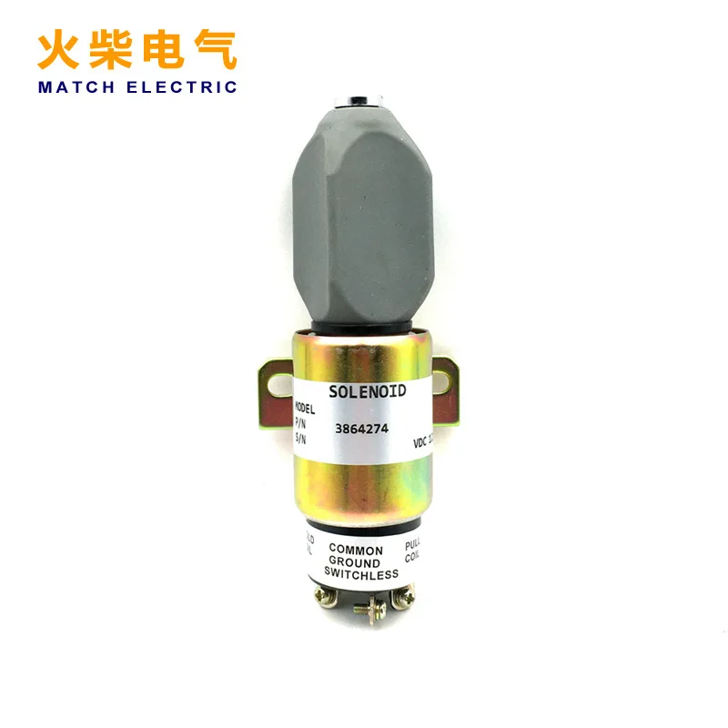 

Cummins construction machinery 3864274 1751-2467U1B1S5A flameout solenoid valve switch stop valve