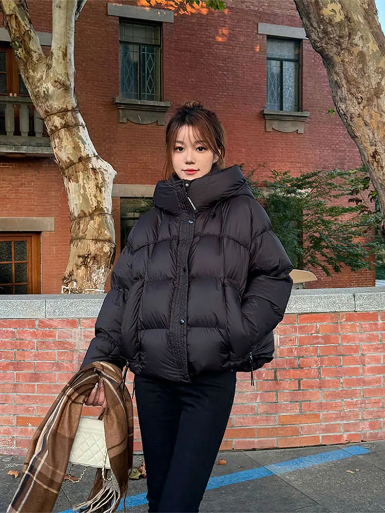 

Американский утепленный хлопковый пуховик для женщин, маленький размер, уникальный, очень красивый, верхняя одежда, новинка зимы