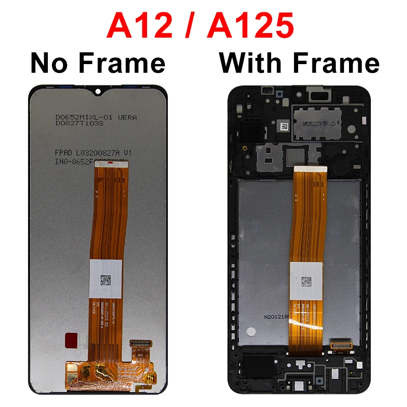IPS 6.5" For Samsung Galaxy A12 Nacho LCD SM-A127F/DSN A12 LCD SM-A125F/DSN Touch Screen Digitizer For A02 Display Replace Parts image 4