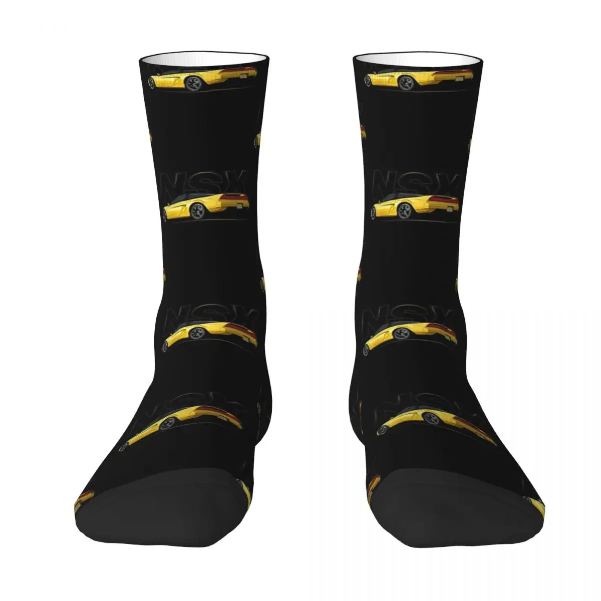 Honda NSX - Japanese Ferrari Car Racing Unisex Spring Summer Autumn Winter Socks Outdoor Happy Socks street style Crazy Sock