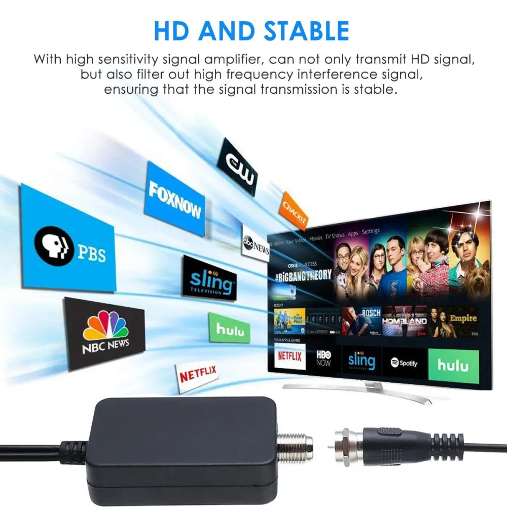 Receptor de señal hdtv-t de antena de onda subterránea DTMB interior para el hogar explosiones calientes transfronterizas fuera del estante