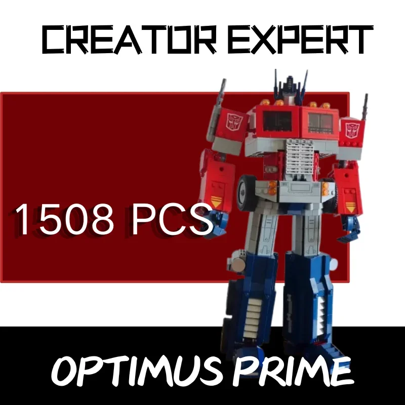 1508Pcs Roboter Auto Bausteine Optimus Prime MOC Lkw Transformiert Autobot Verformung Spielzeug
