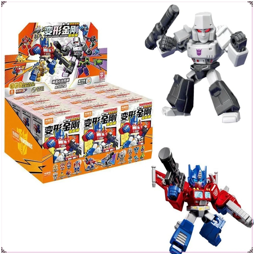 

Blokees Transformers Action Figures Rare Limited Edition Optimus Prime Bumblebee Megatron Model Toy Children's Collection Gifts