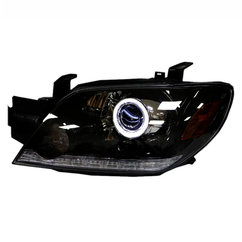 Customized Full LED Headlights for Outlander 2004-2009 Bi-xenon Projector Lens Front Lamps With DRL