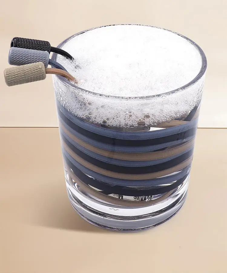 Runde, elastische Schnürsenkel ohne Binden, mit Metallschnalle, für Sneaker, flache Schnürsenkel, schnelles Schnürsystem, Schuhzubehör, 1 Paar/2 Paar. – Detail 5