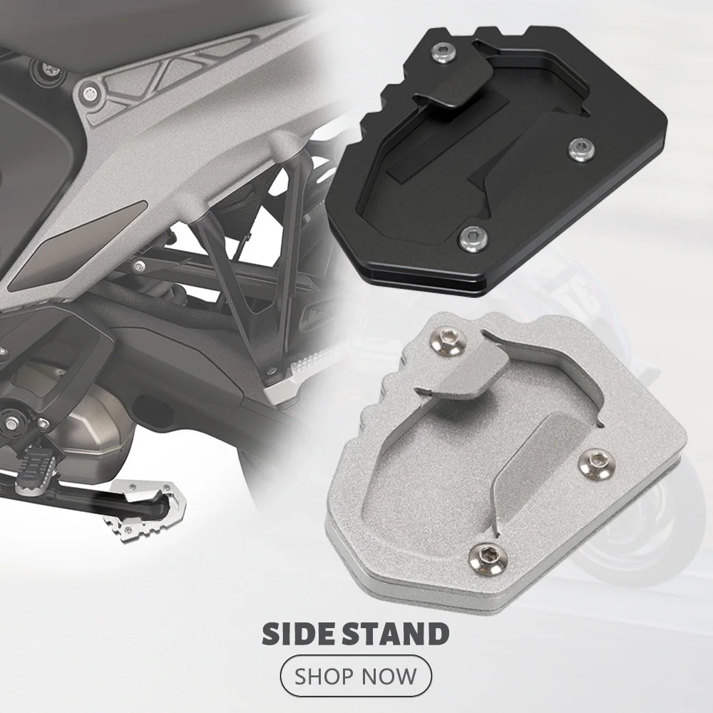

Motorcycle Foot Side Stand Enlarge Kickstand Extension Pad Shelf For BMW R1300GS R 1300 GS 1300GS Adventure ADV 2023 2024 2025