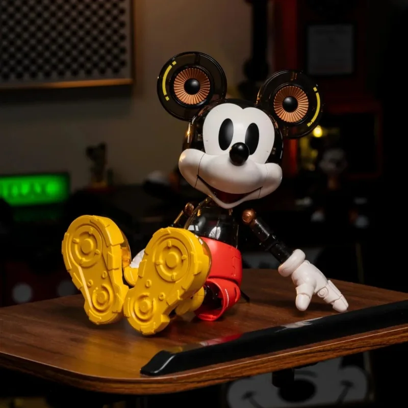 Véritable Sluban Pleyerid Mickey assemblage modèle Kit Collection originale figurines d'action Robot modèle Statue jouets passe-temps cadeau