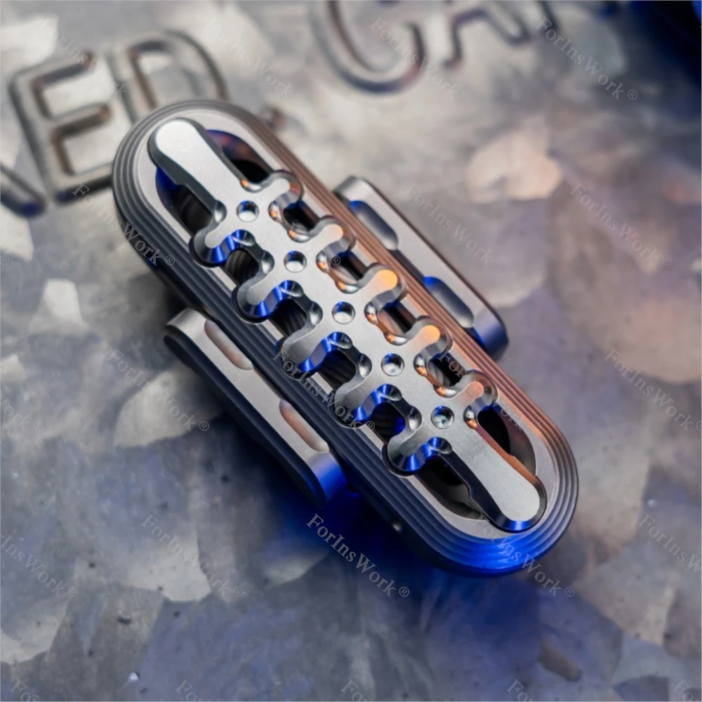 WANWU EDC Exoskeleton Fidget Spinner Metal Desk Toy