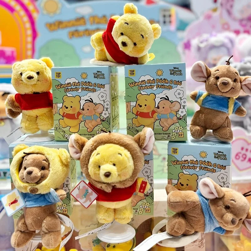 

Оригинальная серия Winnie The Pooh & Roo Forever Friends, слепая коробка, кавайная подвеска, загадочная коробка, аниме-фигурка, игрушка, подарки