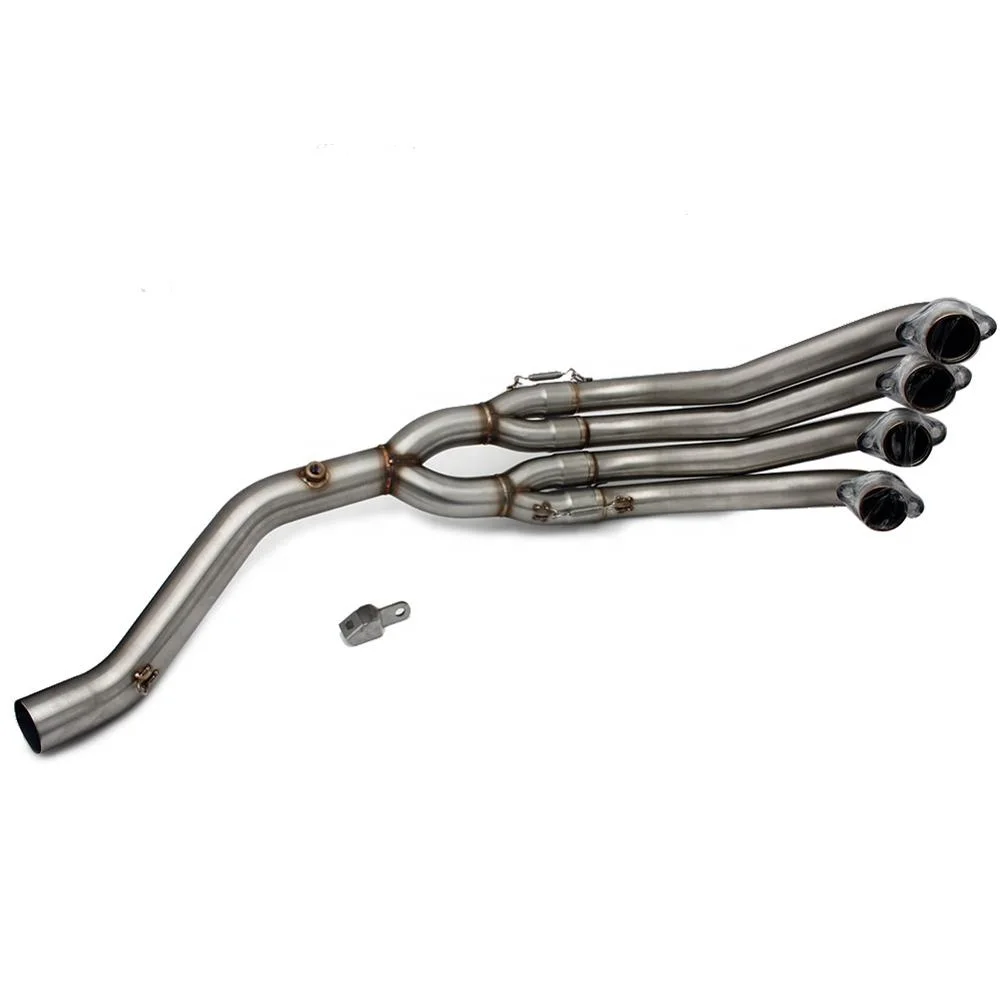 Motorcycle Full Exhaust System 4-1 Header Mid-pipe Slip-on Muffler for Kawasaki Z1000