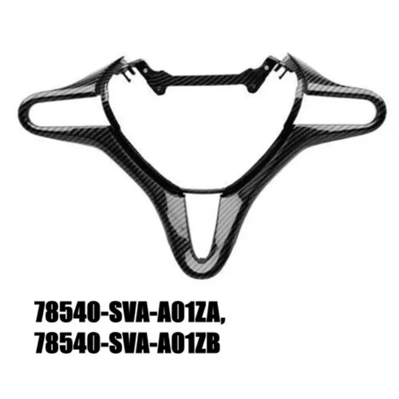 78540-SVA-A01ZA For Honda Civic 8th FD2 2006-2011 ABS Carbon Fiber Style Inner Car Replacement Steering Wheel Cover Trim Frame