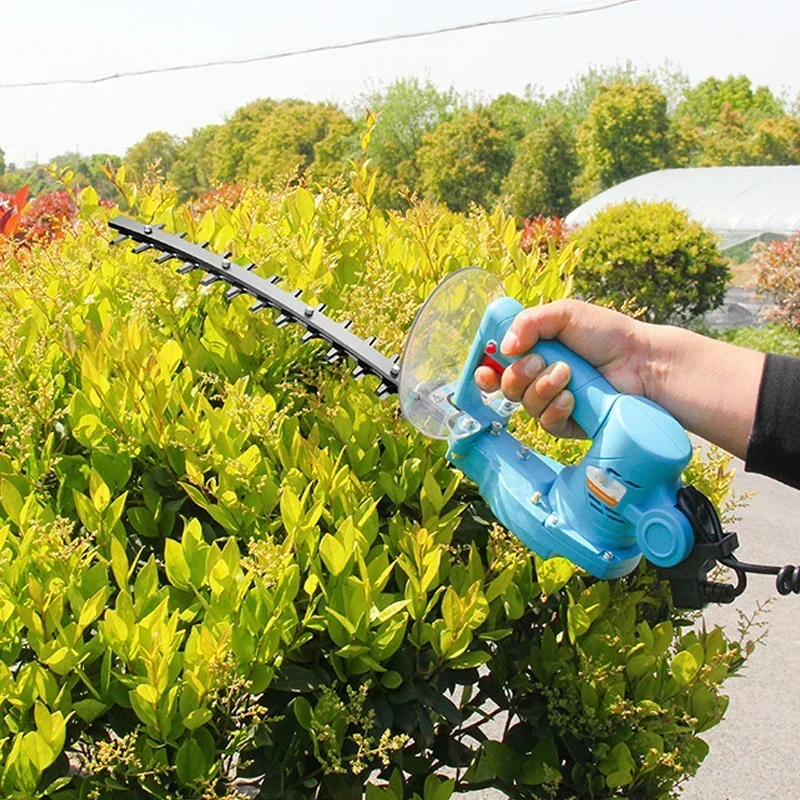 

Portable 220vBrushless One Hand Electric Hedge Machine Rechargeable Portable Curved Scimitar Ball Type Tea Tree Pruning And Cutt