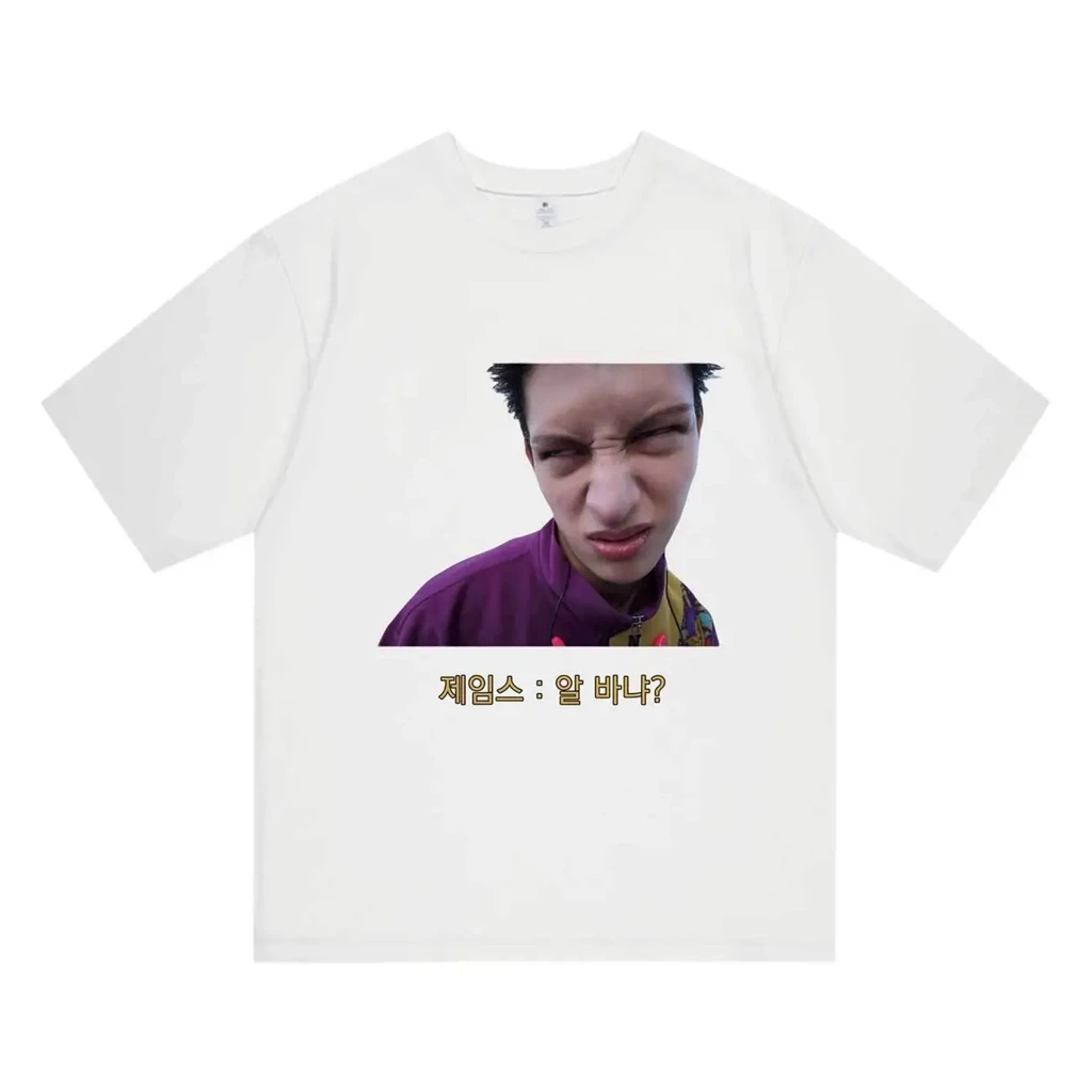 2026 Star Same T-shirt TOP PHOTO Printe TShirt Kpop Slow Down Printe tShirt Pullovers Women Korean Style summer Oversized Tshirt