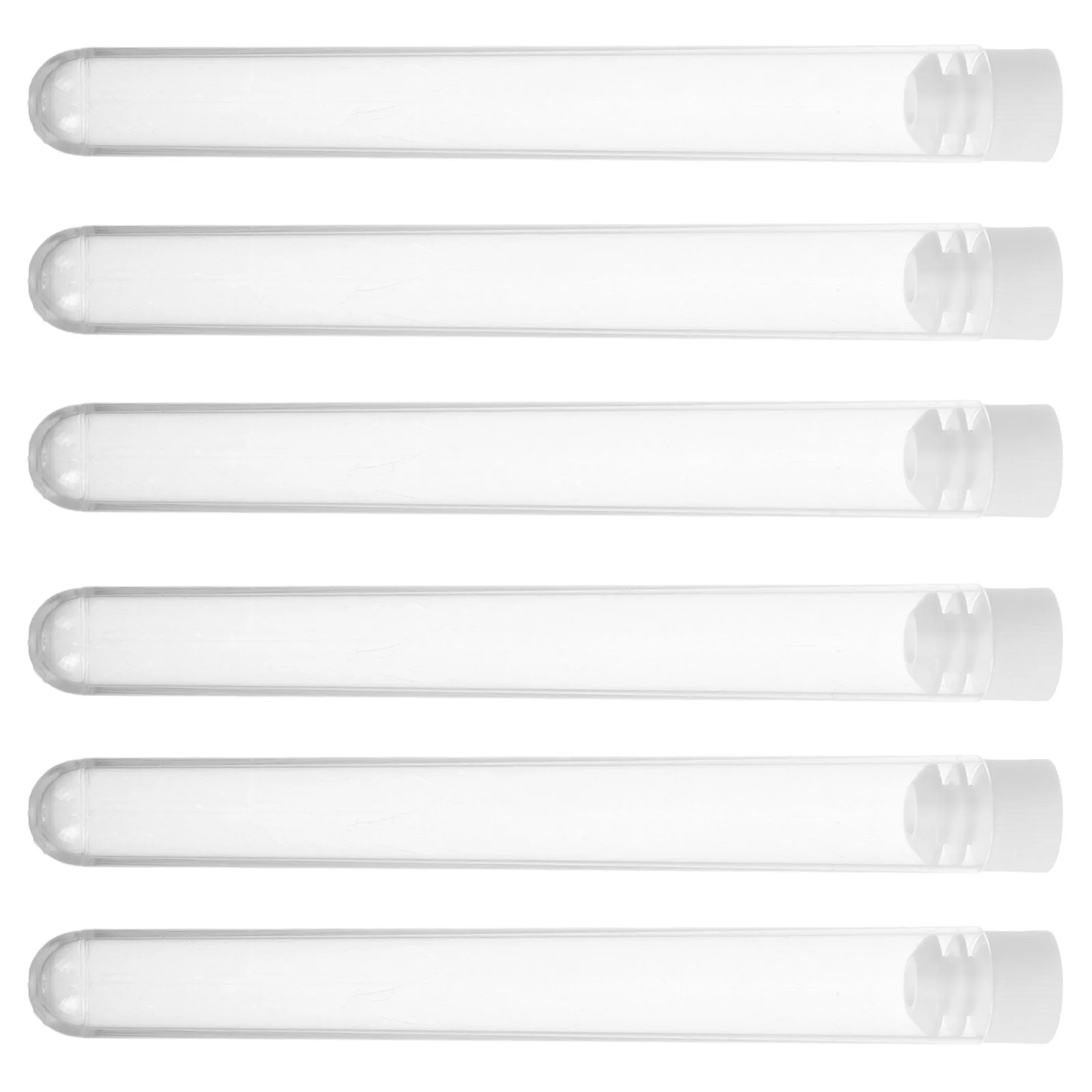 15 stuks make-upborstel opbergdoos doorzichtige herbruikbare reageerbuizen voor wimperapplicators draagbare organizer voor dagelijks gebruik op reis en