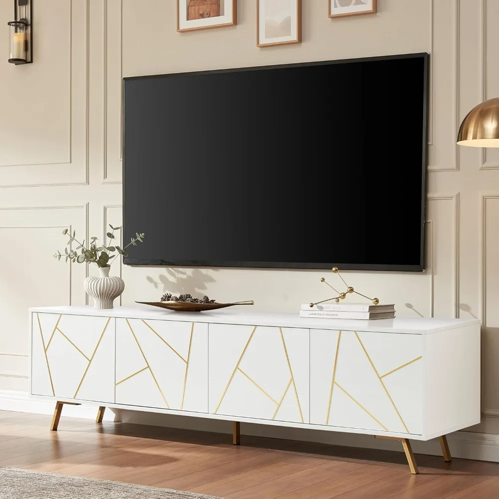 Mid Century Modern TV Stand for 75