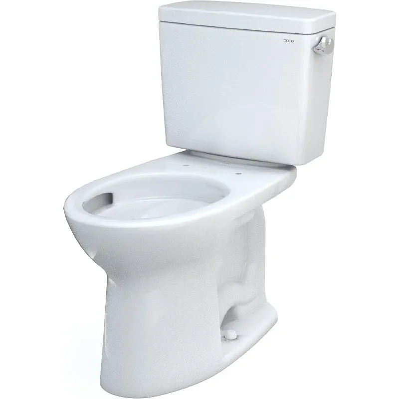 

Two-Piece Elongated 1.28 GPF Universal Height FLUSH Toilet with and Right-Hand Trip Lever