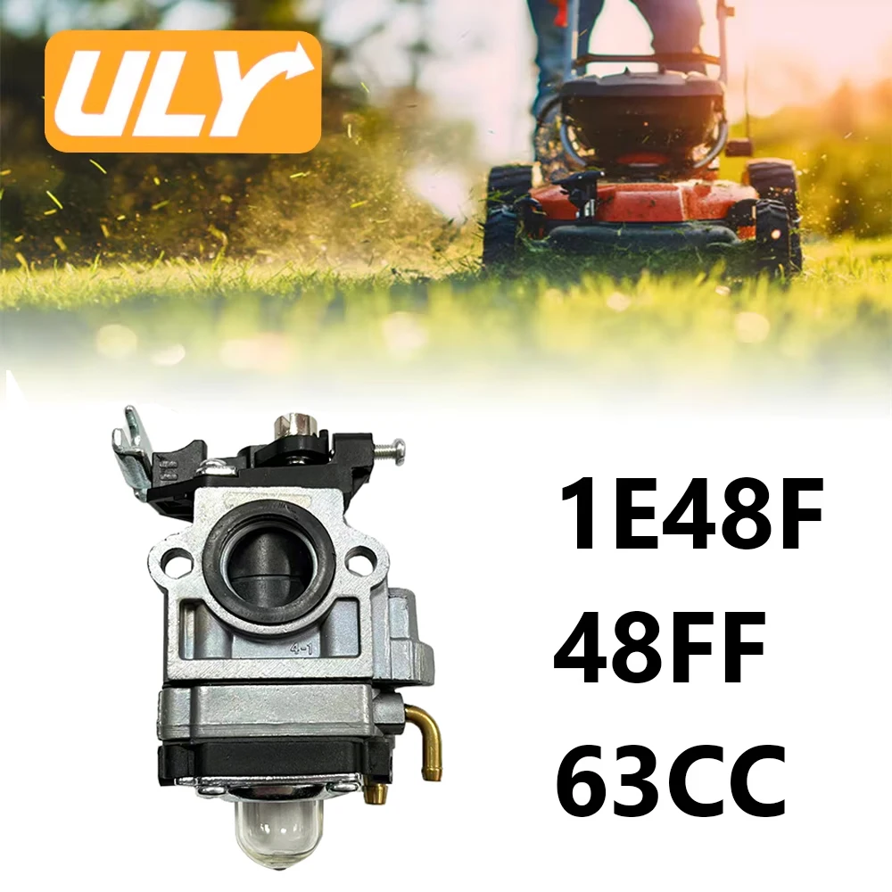 

Brushcutter Carburetor for 1E48F 48F 63CC 2-Stroke Engine Earth Auger Power Drill Replacement Carburador Parts Spare