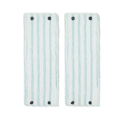 2PCS Replacement Wet & Dry Flat Mop Cloth Microfiber Mop Pad Accessories for Leifheit Twist M Micro Duo Mop