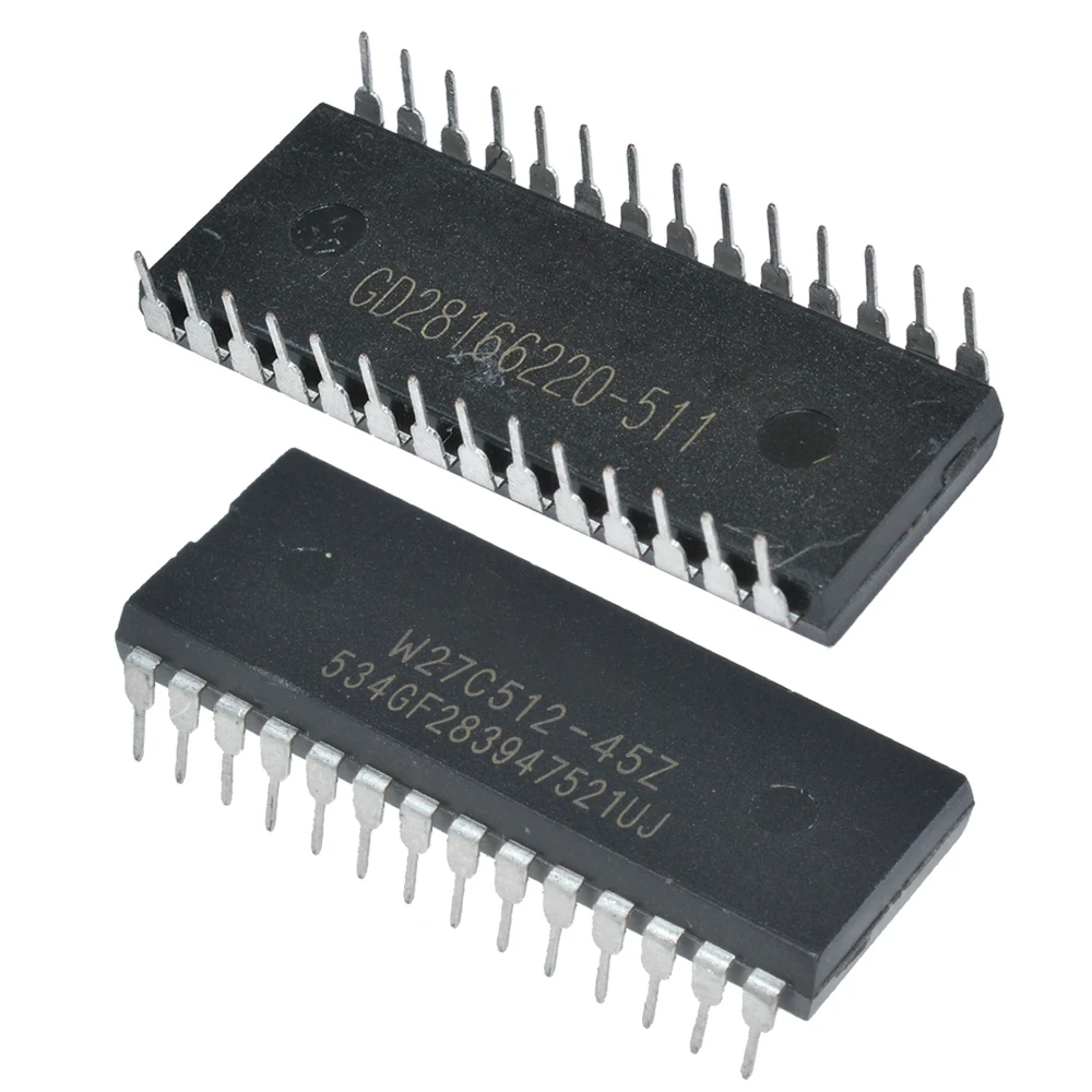 1/5 قطعة W27C512 IC رقائق المحلية W27C512-45Z 28 DIP IC EEPROM 512KBIT الدوائر المتكاملة الأصلية 534GF283947521UJ #2