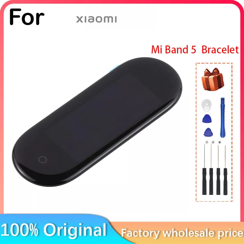 Per Xiaomi Mi Band 5 Smart bracciale Display LCD riparazione schermo + Touch Screen + NFC