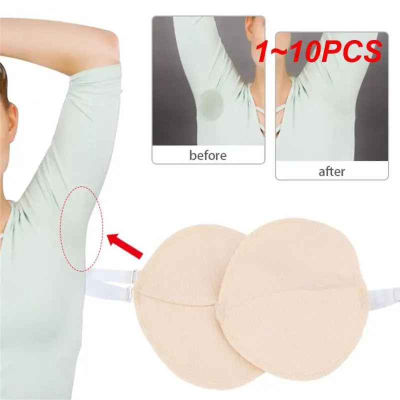 

1~10PCS Underarm Sweat Absorption Pad Armpit Perfume Absorbing Pad Cotton Anti-Sweat Pad Washable Invisible Soft Anti-Dirt New