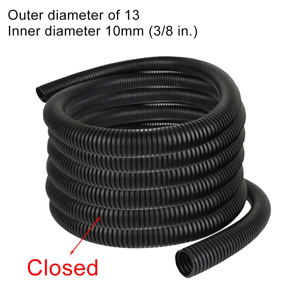 Sleeving Tube Protector High Resistance Closed End Design to Safeguard Wires from Damage in Cars Homes and Industry Settings