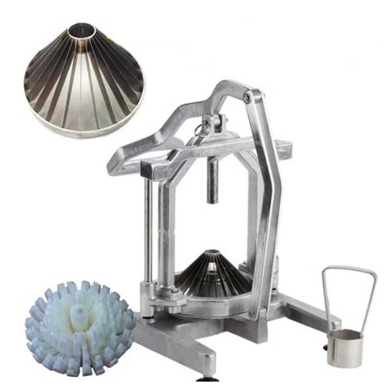 Manual Blooming Onion Maker Easy Flowering Onion Cutter Onion Bloomer Cut Onion Flower Machine