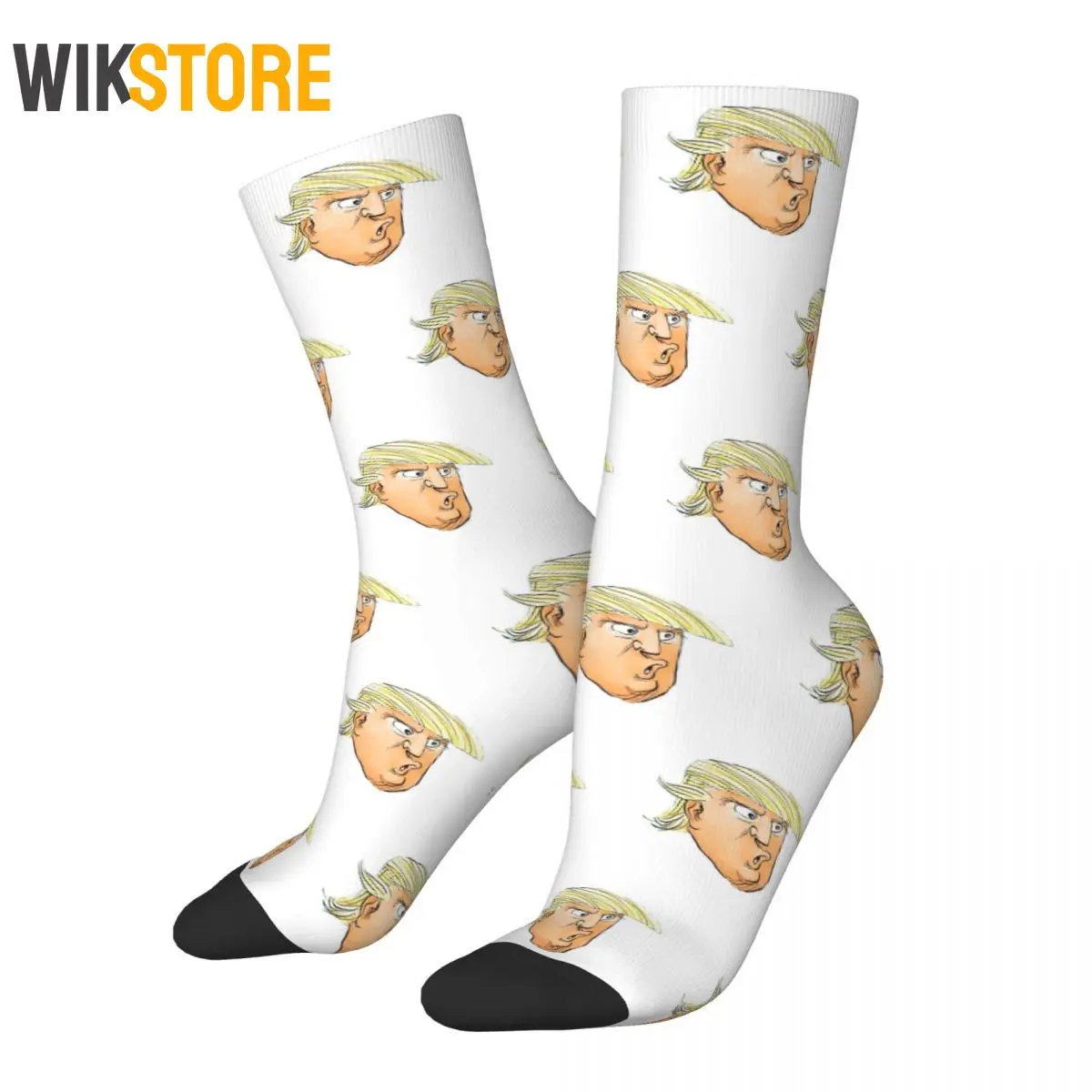 Donald Trump Socks Men Women Fashion Socks Harajuku Spring Summer Autumn Winter Middle Tube Stockings Breathable Cute Sock