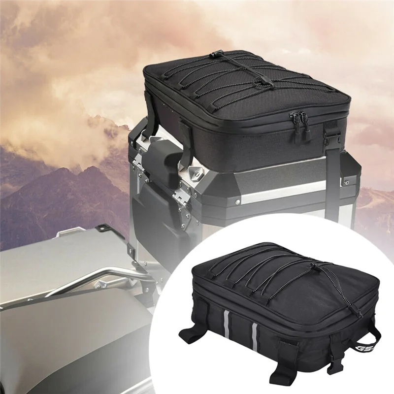 

Motorcycle Rear Seat Luggage Bag Tail Box Top Bag For BMW R1200GS R1250GS F650GS F700GS F750GS F800GS F850GS Accessories