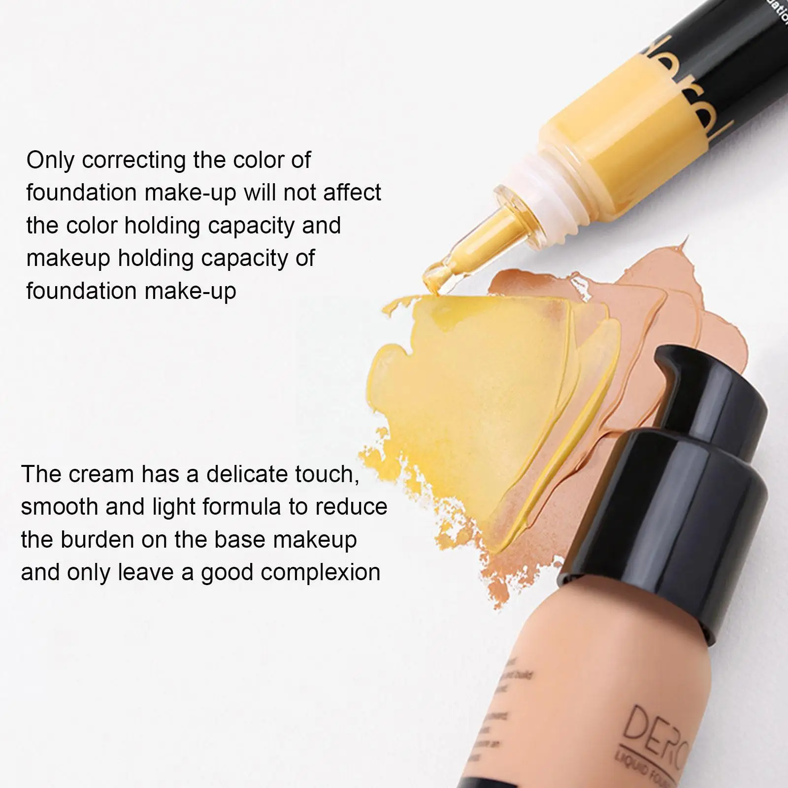 Color Corrector Makeup Foundation Color Adjuster White Custom Shades Mixer Mixing Blue Yellow Makeup Orange Pigment Foundat T2P1