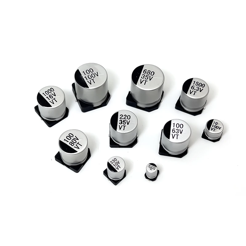 （10pcs）100v10uf SMD Surface Mount Long Life Aluminum Electrolytic Capacitor 10uF 100V 6.3x5.4mm
