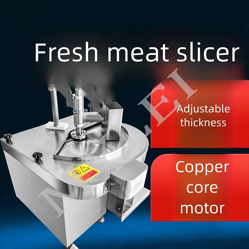 Fully Automatic Fresh Meat Slicer Pork Loin, Fresh Beef and Lamb Slicer Hotpot Restaurant Commercial Use
