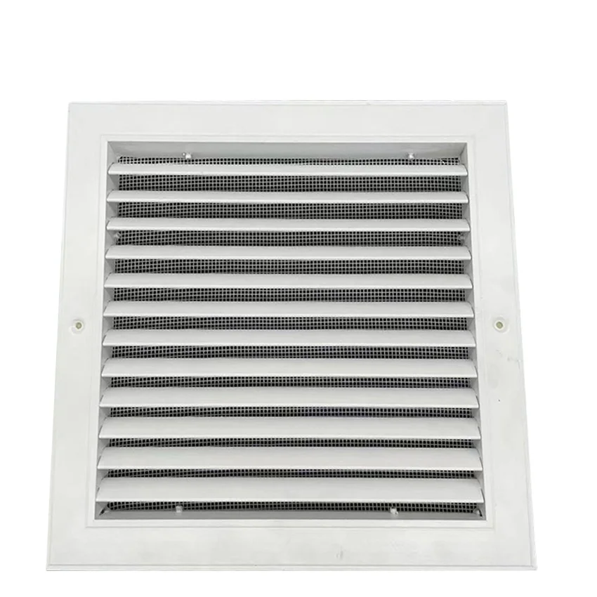 Factory square straight hair type air conditioner out of trend aluminum alloy mesh strip out of trend drilling shutters