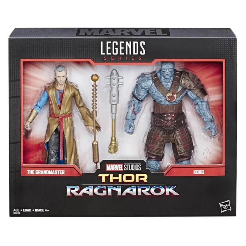 

Hasbro Marvel Legends Series Thor: Ragnarok 6" The Grandmaster&korg Action Figure Collectible Model 2 Pack New Spot Goods