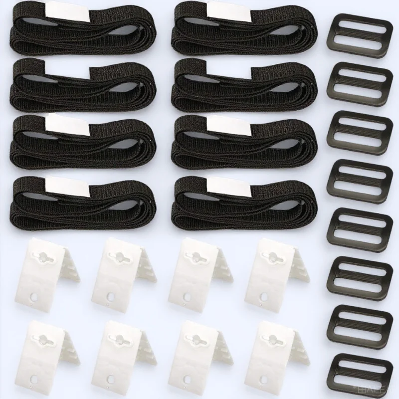 

1Set Solar Blanket Straps Kit Premium Pool Cover Roller Attachment Solar Cover Fixing Supplies Buckles Tabs Cord Plates