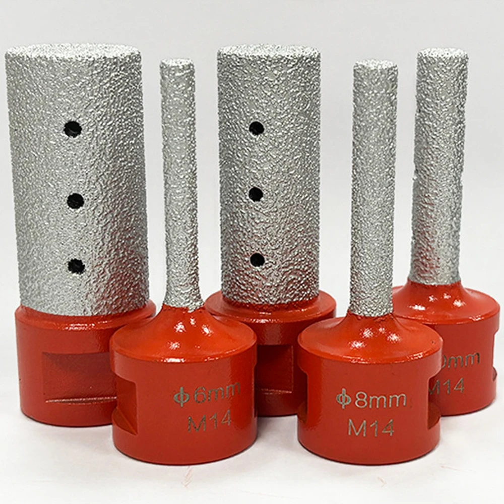 

M14 Brazed Diamond Milling Cutter, Stone Edging Straight Cutter, Hole Reamer, Angle Grinder, Grinding Chamfering Tool