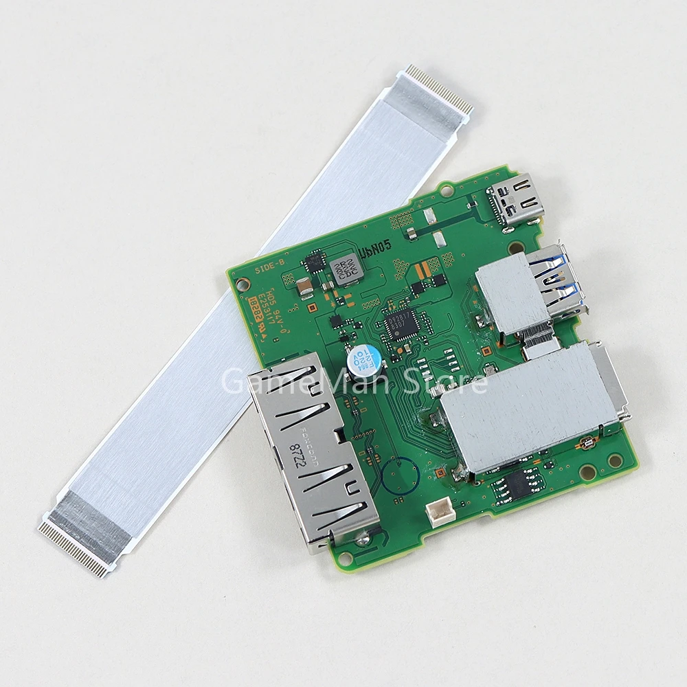 1 세트 TV Dock HDMI 호환 마더 보드 NS Nintend 스위치 도킹 포트 소켓 커넥터 케이블이있는 PCB 보드 충전