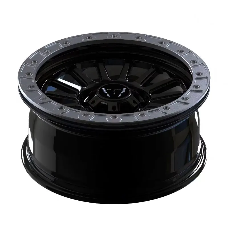 New Source Factory Forged off Road Beadlock Wheels 16-19 Inch 4x4 Custom Alloy  Forged Wheels for Passenger Cars