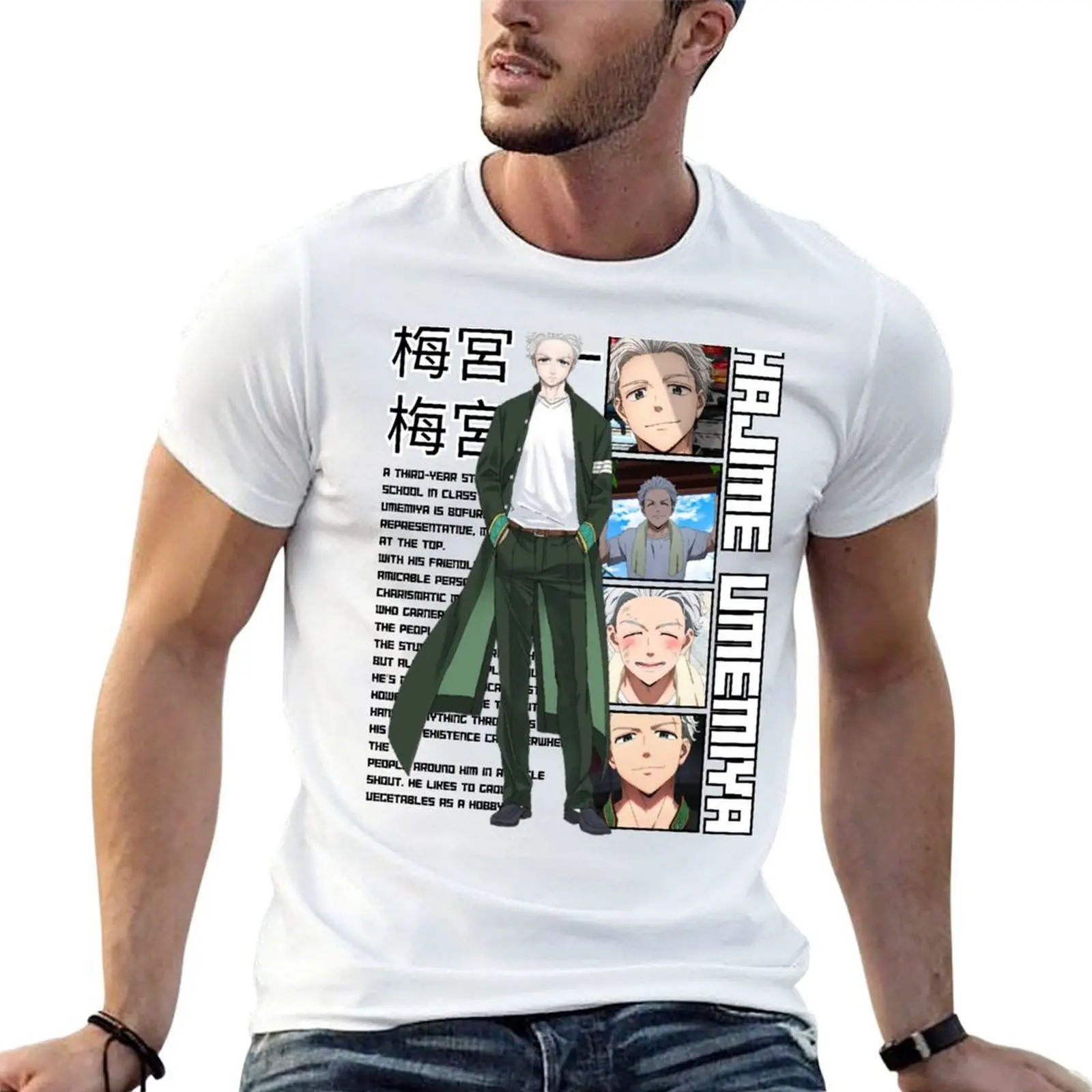 WIND BREAKER ANIME INSPIRED DESIGN T-Shirt t shirts for man cotton soft black cotton t-shirt plain for man package T-Shirt