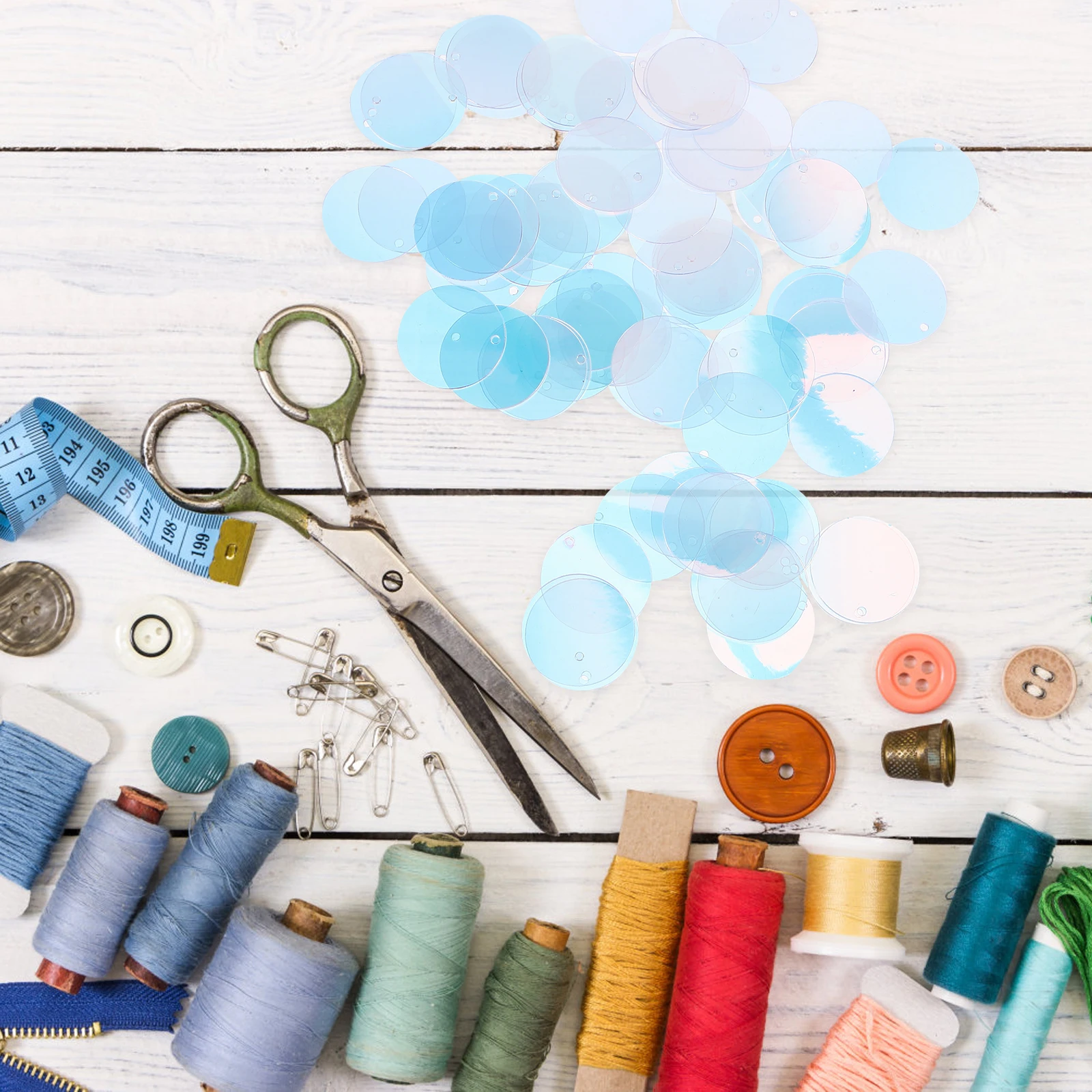 

10 Bags Sequin Accessories Sequins for Clothing Jewelry Making Pvc Sewing Child Large Crafts