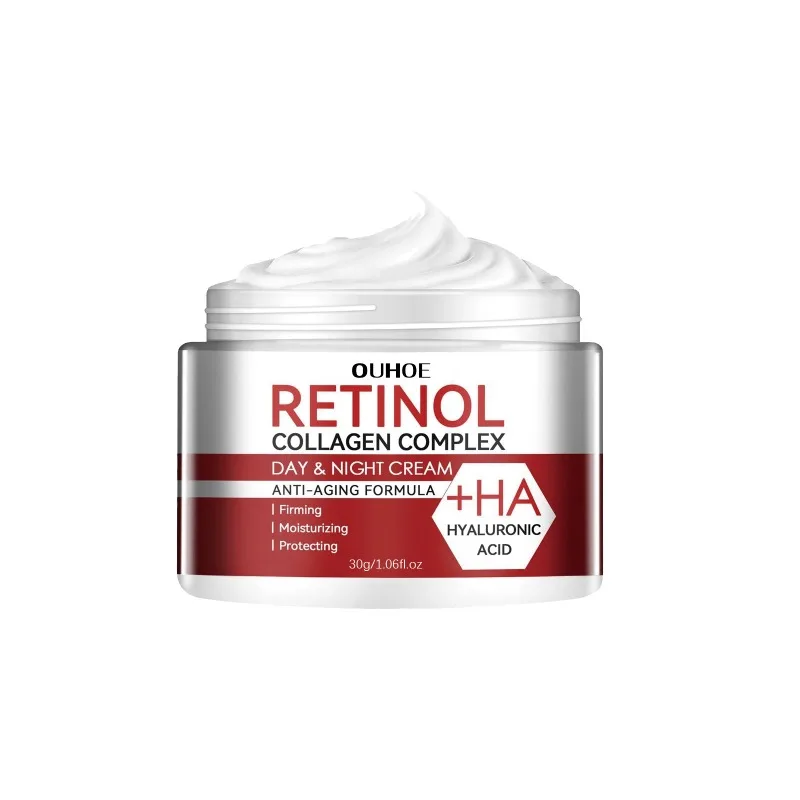 Retinol colágeno complexo olho, Anti círculos escuros sacos, inchaço desvanecer-se, linha fina, hidratar, branquear sob os olhos, pele massagem cuidados