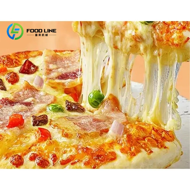 Commercial Automatic Pizza Production Line Pizza Base Forming Machine For Restaurant Bakery Processing
