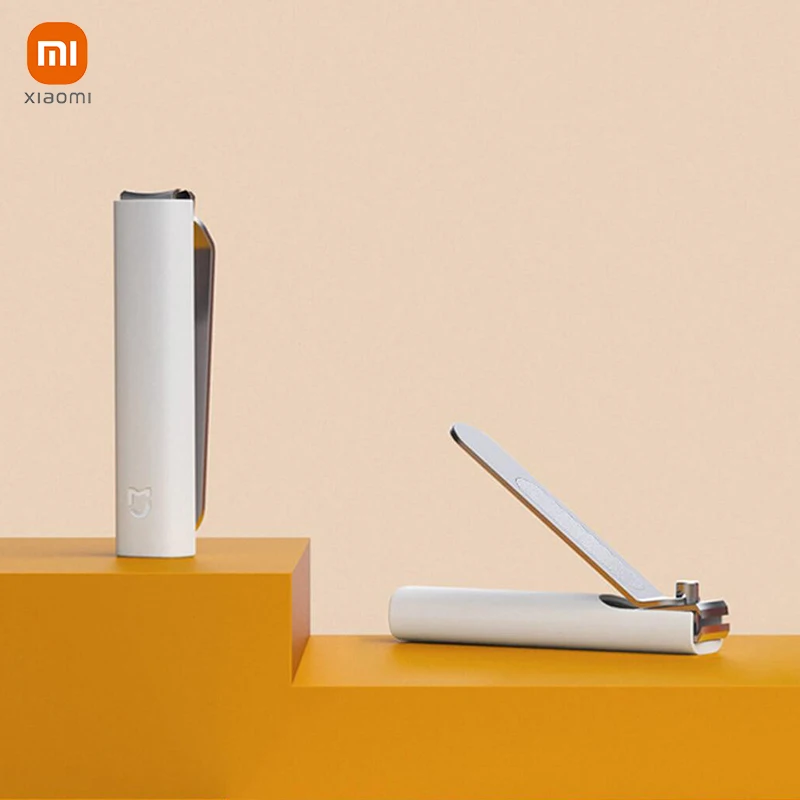 Xiaomi Mijia Nagel knipser 420 Edelstahl scharf haltbar tragbare Pediküre Trimmer Nägel Feile mit Aufbewahrung schale