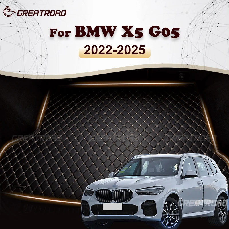 

Коврик в багажник автомобиля для BMW X5 G05 2022 2023 2024 2025 на заказ, противогрязный коврик, защитный коврик, вкладыш для багажника, авто аксессуары для интерьера
