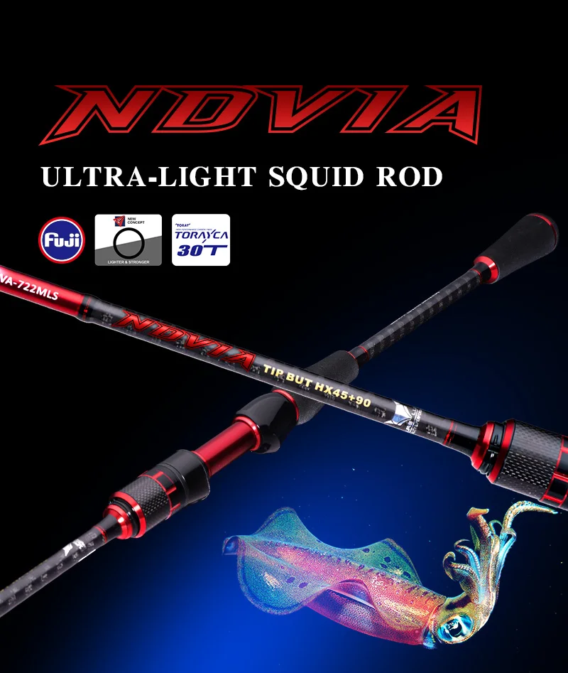 PURELURE Tintenfisch Stange Surf Spinning Tintenfisch Stange Köder Holzstab EGI Stange Tintenfisch Jig Köder Big Tail Tintenfisch Tintenfisch – Detail 1