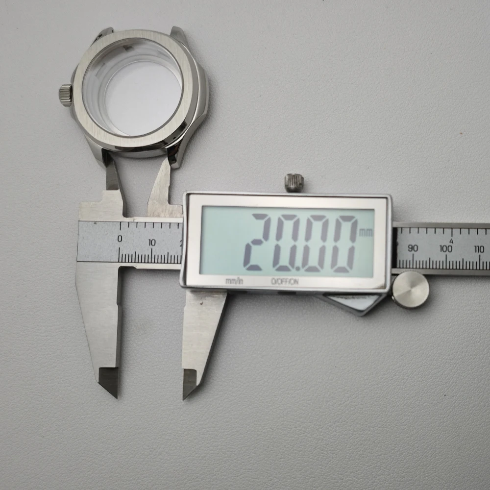 NH35-Gehäuse mit Innenring, Saphirglas, 39,5 mm Uhrenbox, passend für NH35 NH36 Uhrwerk, 20 mm Uhrenarmband, Zubehör für mechanische Uhren – Detail 9