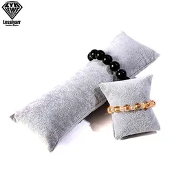 Jewelry Pillow Display Stand Jewelry Pillow Stand Velvet Storage Box Bracelet Case Anklet Watch Display Photography Props